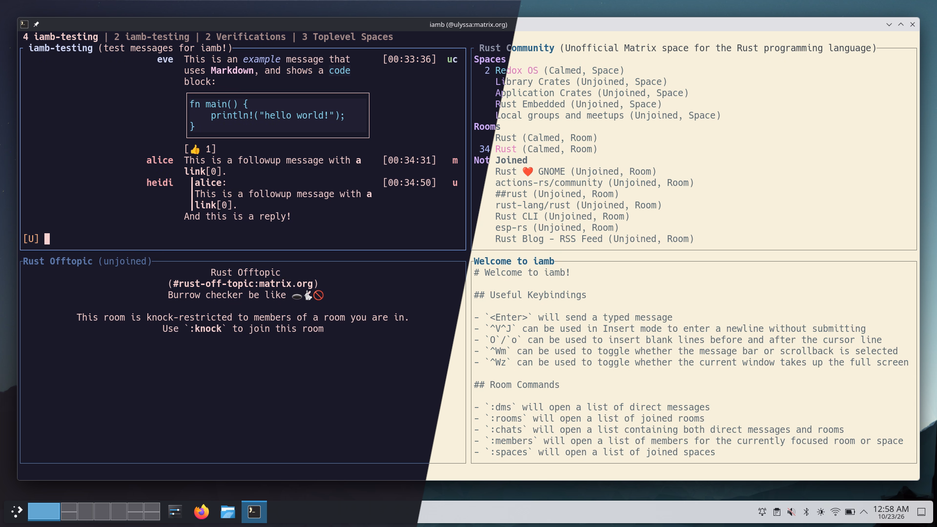 iamb screenshot