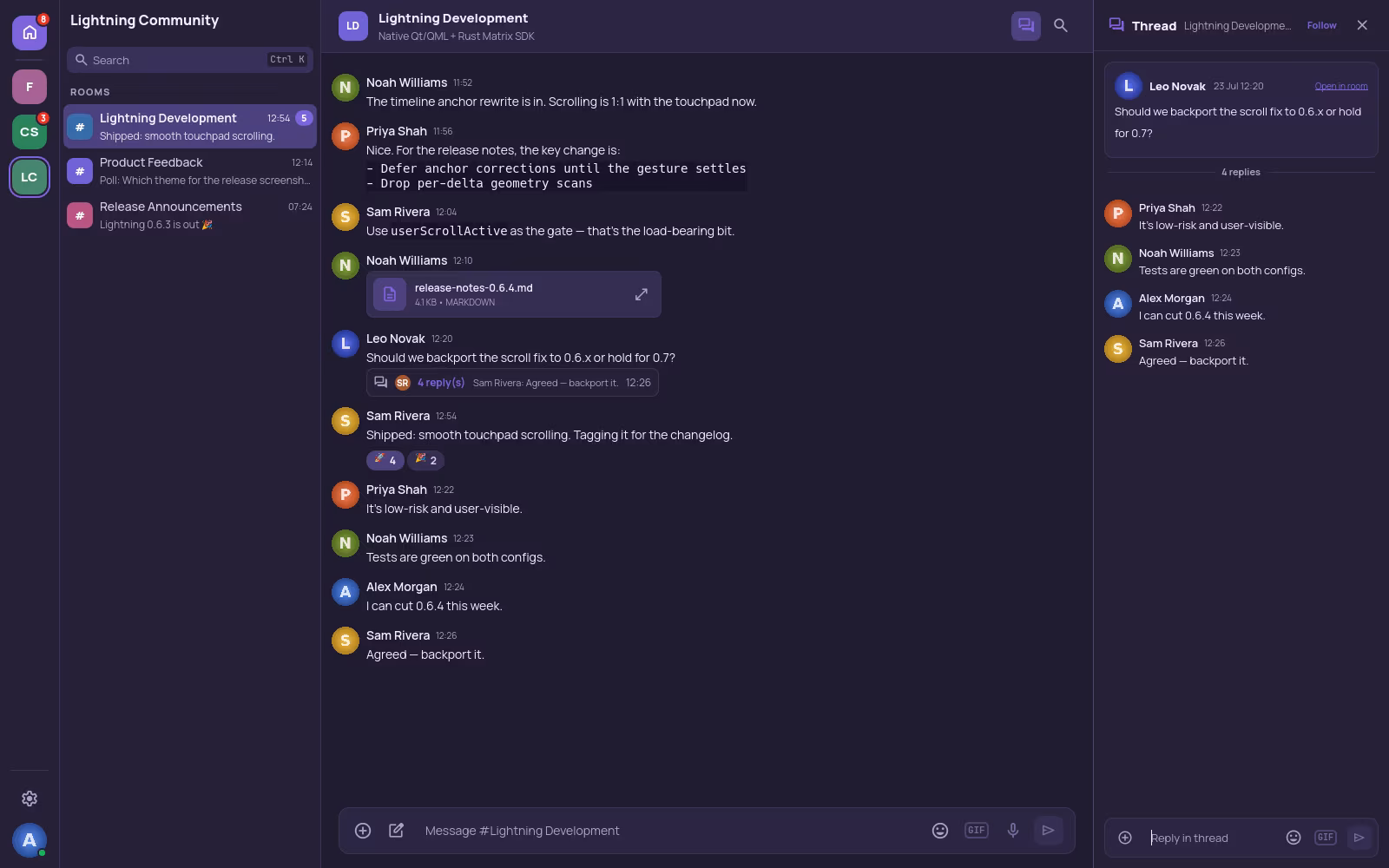 Lightning screenshot 3